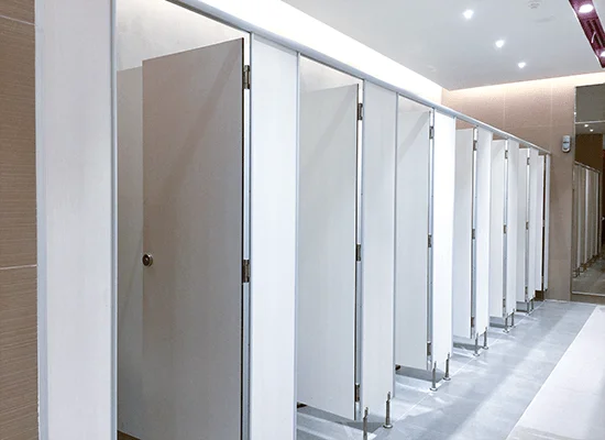 Aplicações Principais Lamiboard - divisorias banheiro